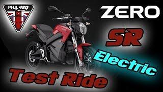 Zero SR Electric Motorcycle Test Ride