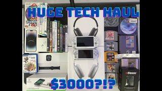 HUGE $3,000+ Tech-Haul (Retro Games, Apple Products & More!)