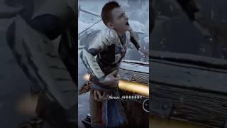 Atreus Tries To Break Open A Chest Like Kratos