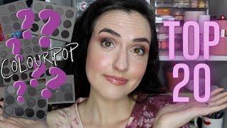 TOP 20 COLOURPOP PALETTES OF ALL TIME | My All Time Favorite ColourPop Palettes Past + Present