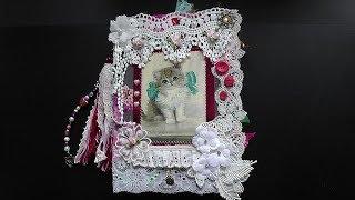 Vintage Junk Journal "Cat lover" # 3