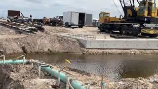 Lotus Edge bridge construction on State Road 7 - February 20, 2025