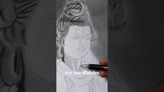 Har Har Mahadev. Mahashivratri. #art #mahashivratri #portrait #drawingtutorial #draw #shiv