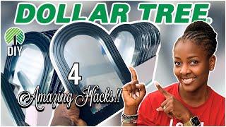 4 NEW Dollar Tree DIY hacks using these Arch Mirrors