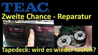 Zweites Leben für Kassettendecks: TEAC W-850R Reparatur und AD-850 Reparatur - tapedeck repair