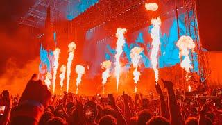 Travis Scott - FEIN Live - Utopia tour Rome, Italy (CRAZIEST MOMENT - MOSH PIT) 4K HDR