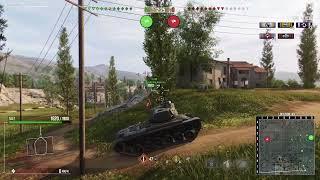 World Of Tanks My M47 Patton Tank At Vineyards In Multiplayer Earning 2 Medals