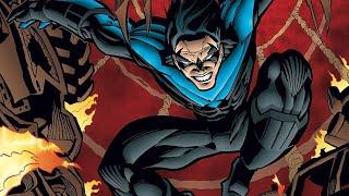 Nightwing Shows Off To The Militia