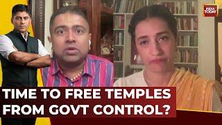 India First Debate: Time To Free Temples From Govt Control? | Tirupati Prasadam Row | Gaurav Sawant