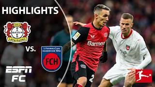  HAT TRICK  Bayer Leverkusen vs. FC Heidenheim | Bundesliga Highlights | ESPN FC