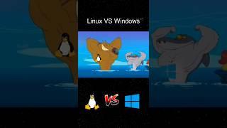 Linux vs Windows 11.11 The Ultimate Showdown! 🪟 #ytshorts #techbreaker #viralvideo #linux #windows