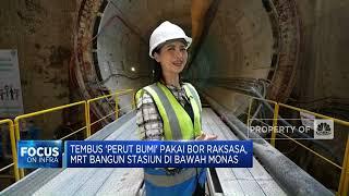 Pakai Bor Raksasa, MRT Bangun Stasiun di Bawah Monas