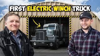 Building the FIRST EVER Diesel Electric Winch Tractor!  (Behind the Scenes with Marcep)