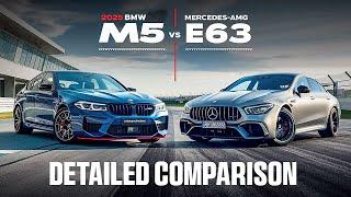 2025 BMW M5 vs 2021 Mercedes AMG E63 S || Detailed Comparison