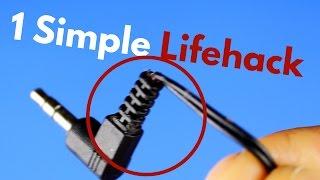 1 Simple Life Hack  Protects Your Earphones, Headphones