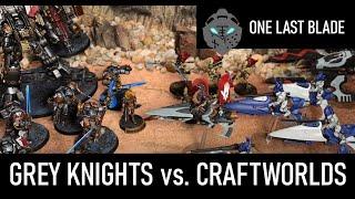 Grey Knights vs Craftworlds Eldar - a Warhammer 40,000 9th Edition Battle Report