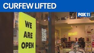 Downtown Los Angeles reopens, curfew lifted after protests | FOX 11 LA