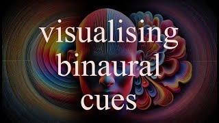 Binaural audio cues - colour wheel visualisation