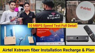 Airtel Xstream Fiber Installation - FREE Router, Installation Charges, Plans 499 Full Details