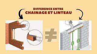 03 Différences Entre Les Chainages Et Les Linteaux