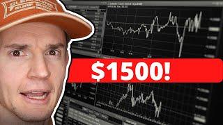 I made $1500 as a Professional Trader