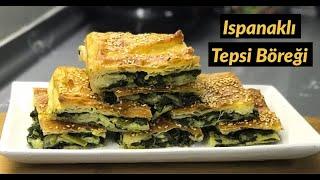 Ispanaklı Tepsi Böreği - Naciye Kesici - Yemek Tarifleri