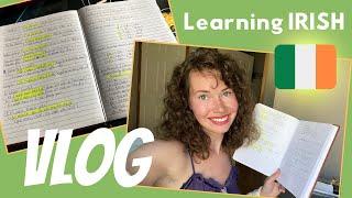 How I Practice IRISH! | Beginner's Language Learning Vlog | Learning Gaeilge Vlog