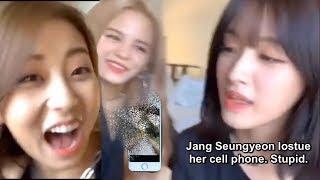 Chang Seungyeon lost her cell phone. stupid.