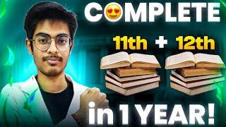 How to cover 11th with 12th in 1 year ⁉️NEET 2026‼️ By Vaibhav golani AIR 59 ‼️