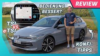 Erste Fahrt im VW Golf 8 Facelift 2024: Verbrauch, Qualität, Bedienung & Konfigurations-Tipps!