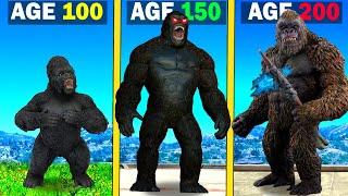 Surviving 200 Years as KING KONG In GTA 5!