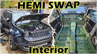 HEMI Swap Jeep Renegade pt. 31 Starting on the Interior!