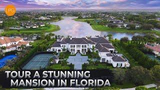 TOURING A STUNNING MEGA MANSION IN DELRAY BEACH, FLORIDA