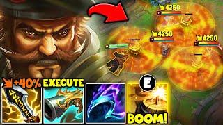 Gangplank but my barrels are literal nukes that one shot you (THIS IS HILARIOUS)