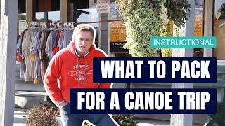 What to pack for a canoe trip | Instructional
