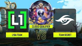 Dota2 - L1ga Team vs Team Secret - ESL One - Bangkok: Eastern Europe Closed Qualifier