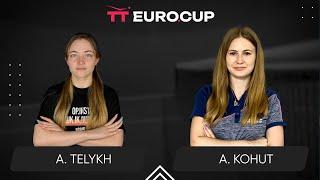 19:40 Anastasiia Telykh - Alina Kohut 30.08.2024 TT Euro.Cup Women Ukraine Star. TABLE 4