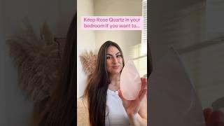 You NEED to put Rose Quartz in your bedroom! #crystals #spirituality #shorts