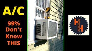  99% Don't Know THIS About Window A/C!