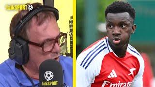 Tony Cascarino URGES Eddie Nketiah To LEAVE Arsenal CLAIMING He Is Not Physical Enough For The PL 