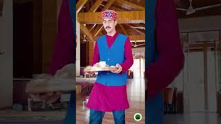 HImachal Tourism Food in Manali | Veggie Paaji #foodshorts #indianfood