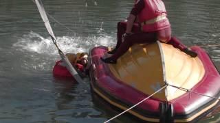 RIB capsize training