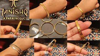 Tanishq Latest Single Gold Bangle Collection || Trendy New Bangle Designs for Daily Wear