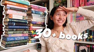 HUGE book unhaul | decluttering my bookshelves 