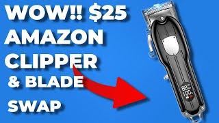 Cheap Amazon hair clipper review and Wahl blade swap