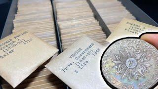 Finding Rare Coin Treasures of Central America, Asia, & Europe In Old 1950s Lock Box - $50,000+