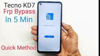 Tecno Spark 5 Pro KD7 Frp Bypass Android 10 Latest in 5 minutes New Method 2021