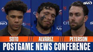 Juan Soto says umpire took 'way too long' to make call, Francisco Alvarez on throwing behind runner