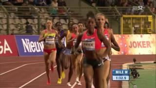 183 Faith Kipyegon 4 16 71 Women's Mile African Record   DL Brussels 2015