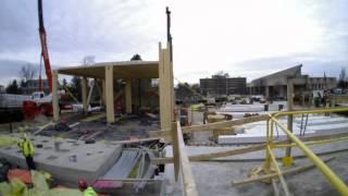 1 26 2016 - UMass Design Building Construction Timelapse